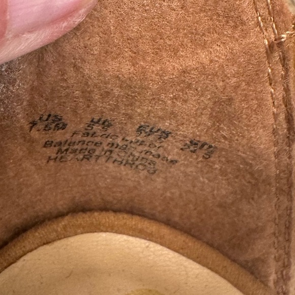 FERGALICIOUS Heartthrob Faux Suede Strappy Heel Lace Up Shoe SIZE 7.5 Brown Tan - Picture 12 of 17